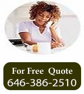 Woman on phone Call 347-627-0830 for Translation quote 